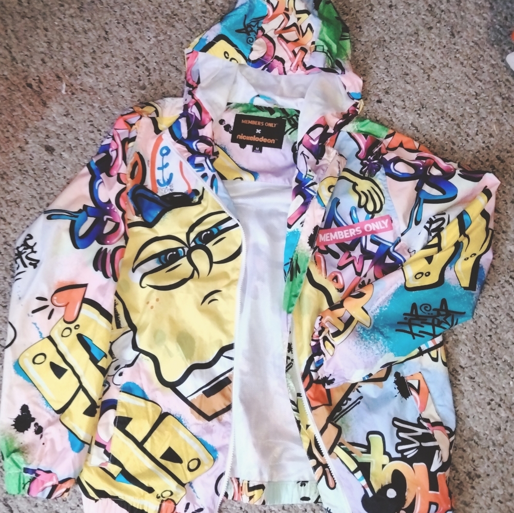 Nickelodeon Members Only SpongeBob SquarePants Windbreaker